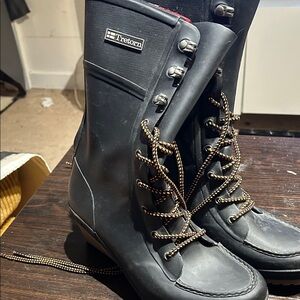 Tretorn Women's Black Lace-Up Winter Boots